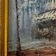 Caroline Burnett (1877-1950) Oil on canvas - Parisian Scene Moul