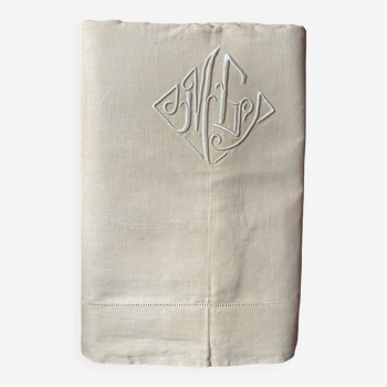 New old mixed race cloth with ML monogram.