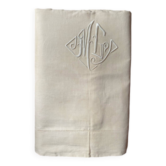 New old mixed race cloth with ML monogram.