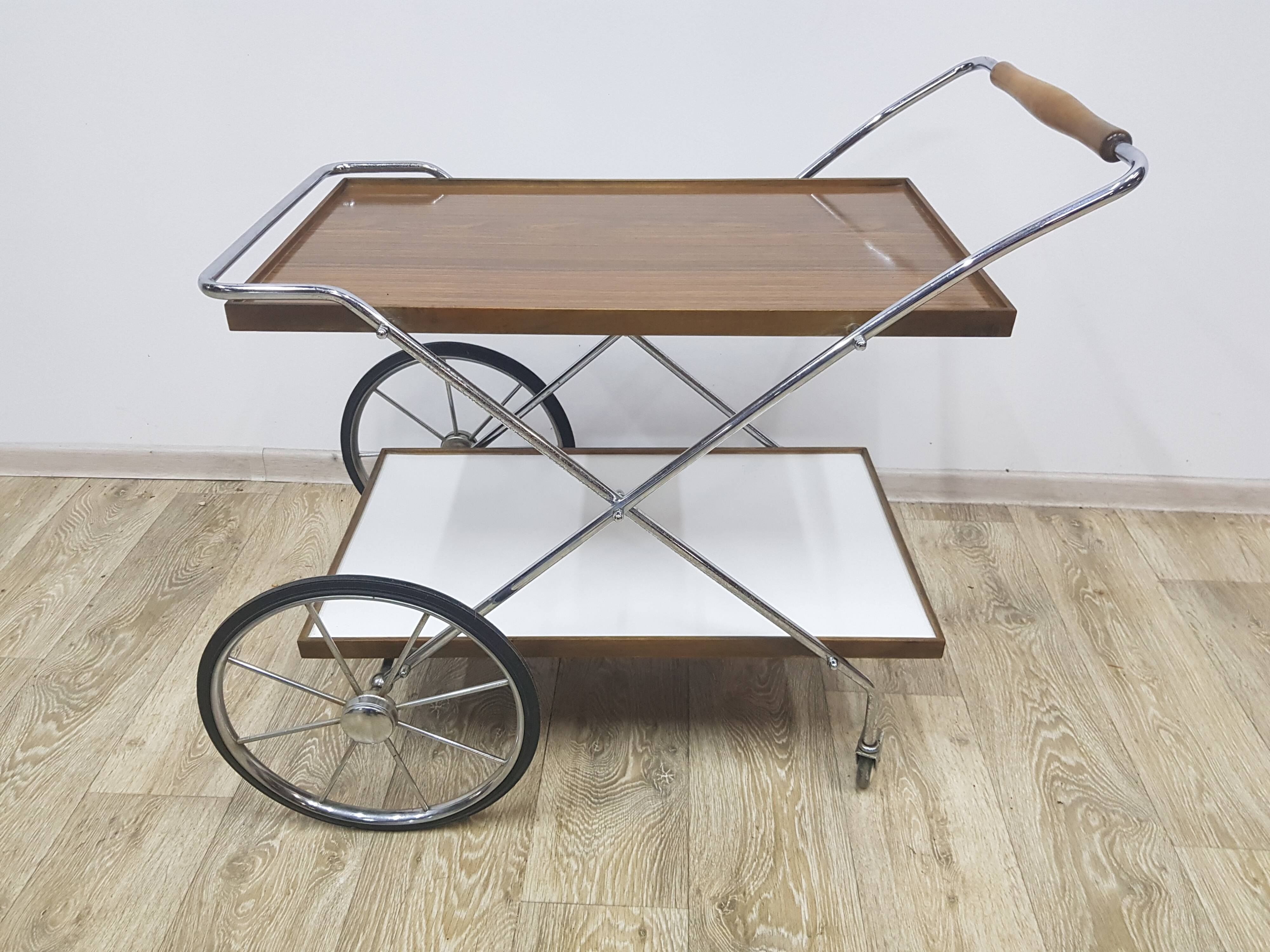 Chariot de bar Ilse, années 1960, moderne du milieu du siècle
