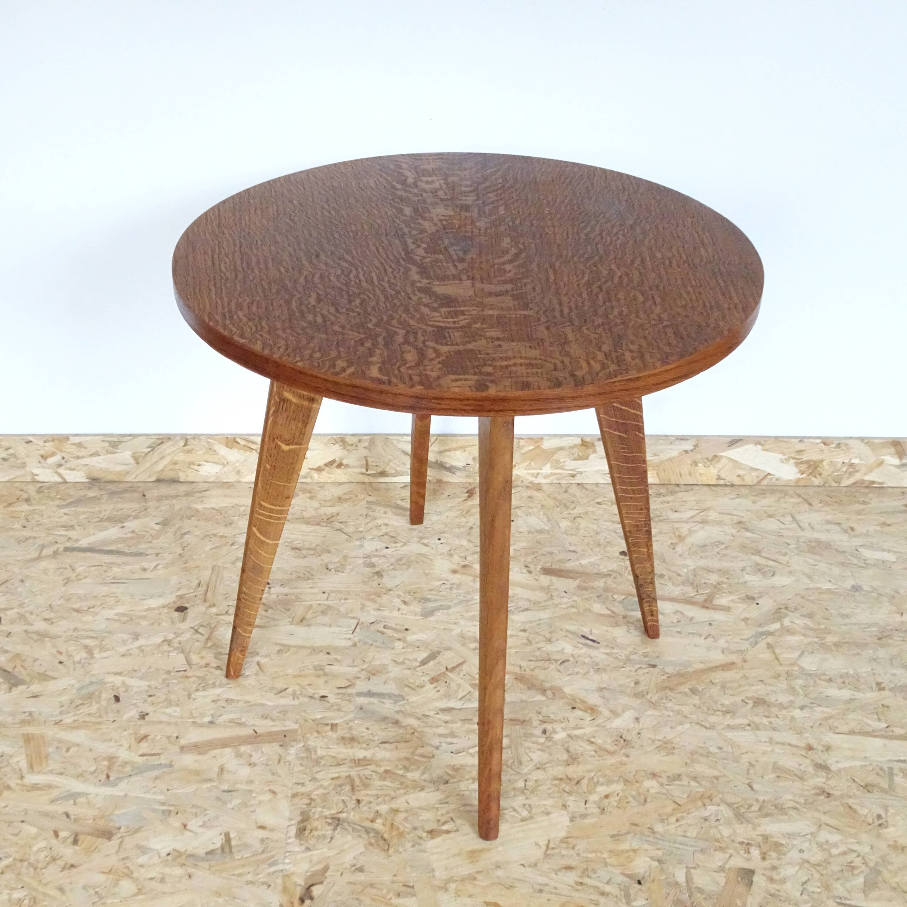 Round side table