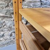 Vintage 60s shelf with drawers