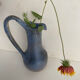 Blue ceramic vase