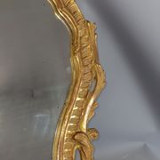 Old mirror frame gilded wood decoration shells and rinses Louis XV style 58x42 cm SB