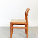 Johannes Andersen teak dining chairs for Uldum