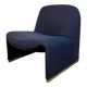 Alky armchair in blue fabric by Giancarlo Piretti for Anonima Castelli