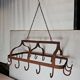 pig holder, wrought iron hook support