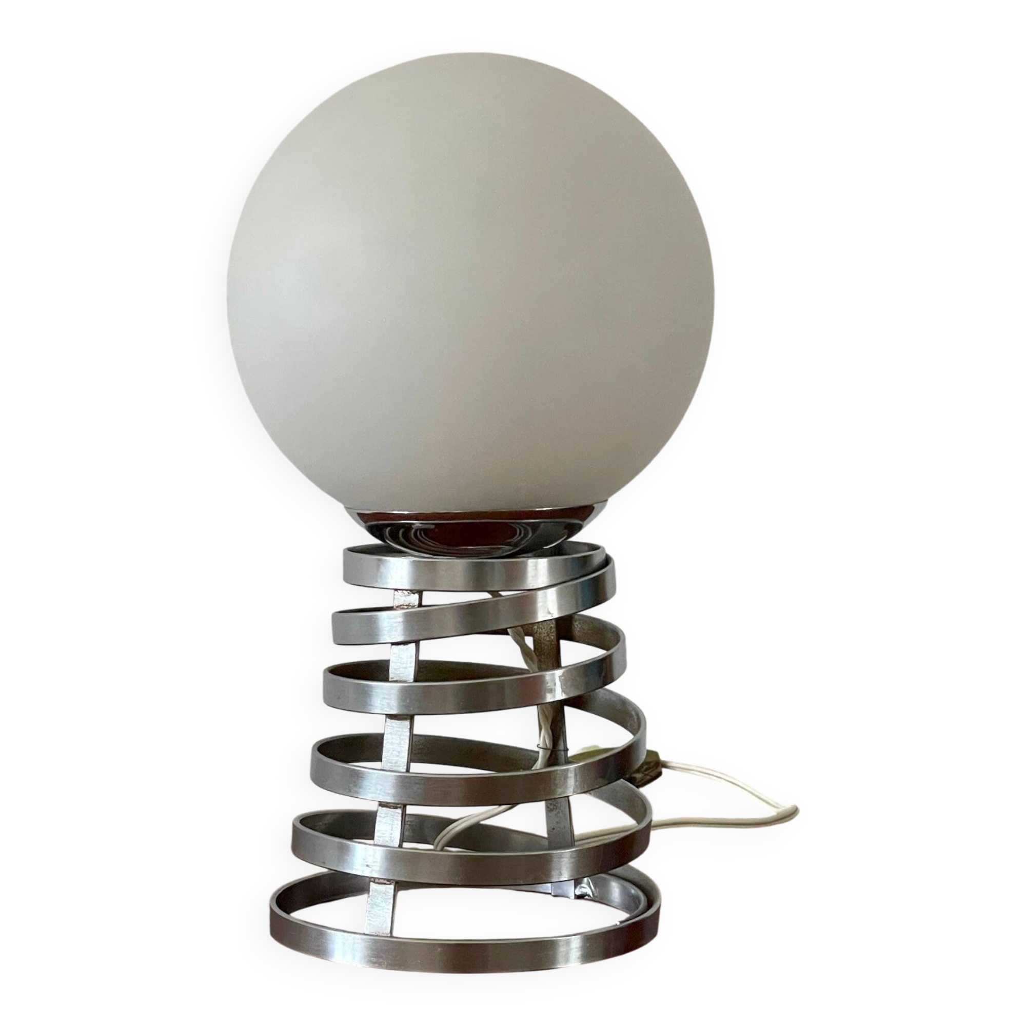 Vintage 1970s spring lamp