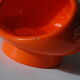 Vacuum-Pocket ceramic Orange Vintage Italian Design