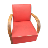 Chair art deco 1930 red skai said studio