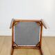 Edmund Homa stool beige-cream seat - structural fabric