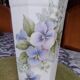 Superbe grand vase octogonal Porcelaine Limoges France