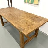 Extendable oak table, 1950s