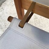 Vintage armchair by Karin Mobring from the 70s, new fabric and straps