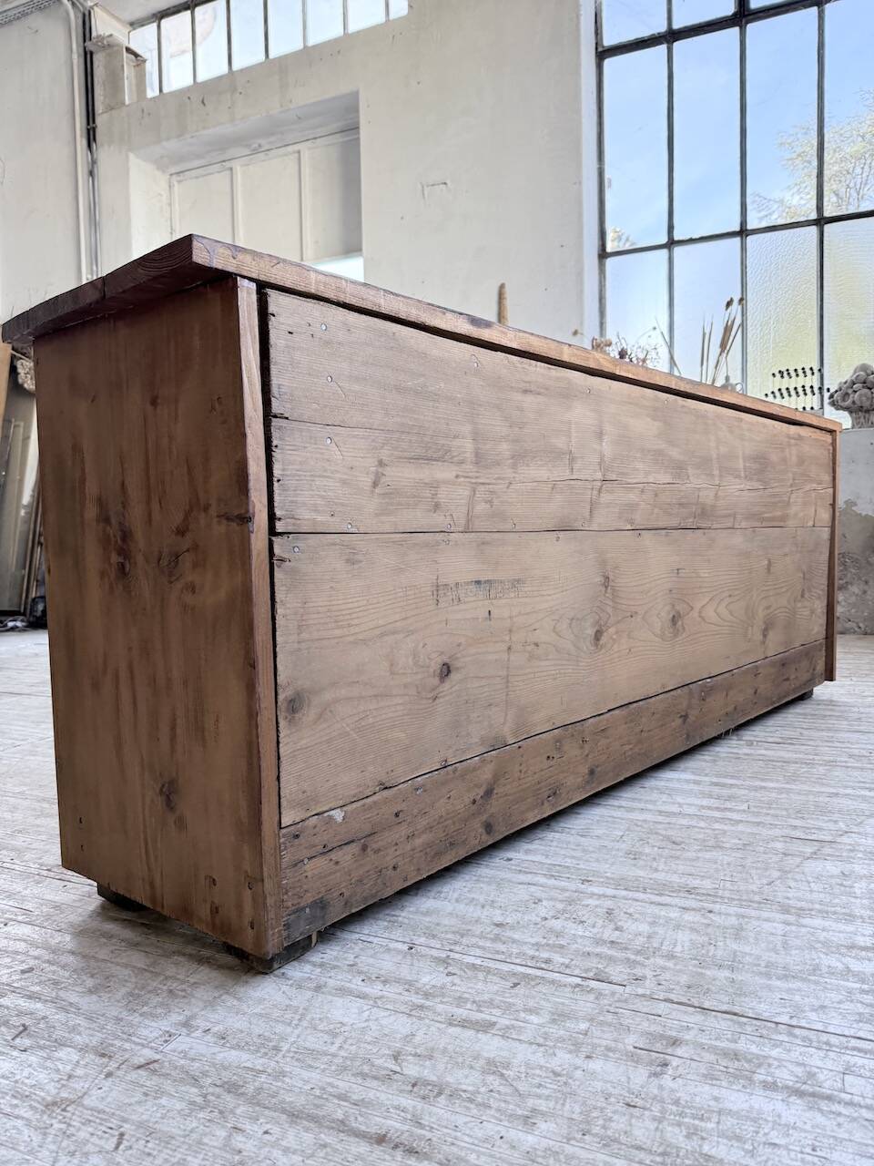 1950s workshop furniture in pine