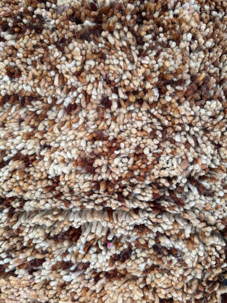 Handmade traditional pure wool Berber rug size 2/3m.