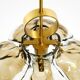 Beautiful 1960s J.T. Kalmar Franken heavy Murano glass floral ceiling lamp
