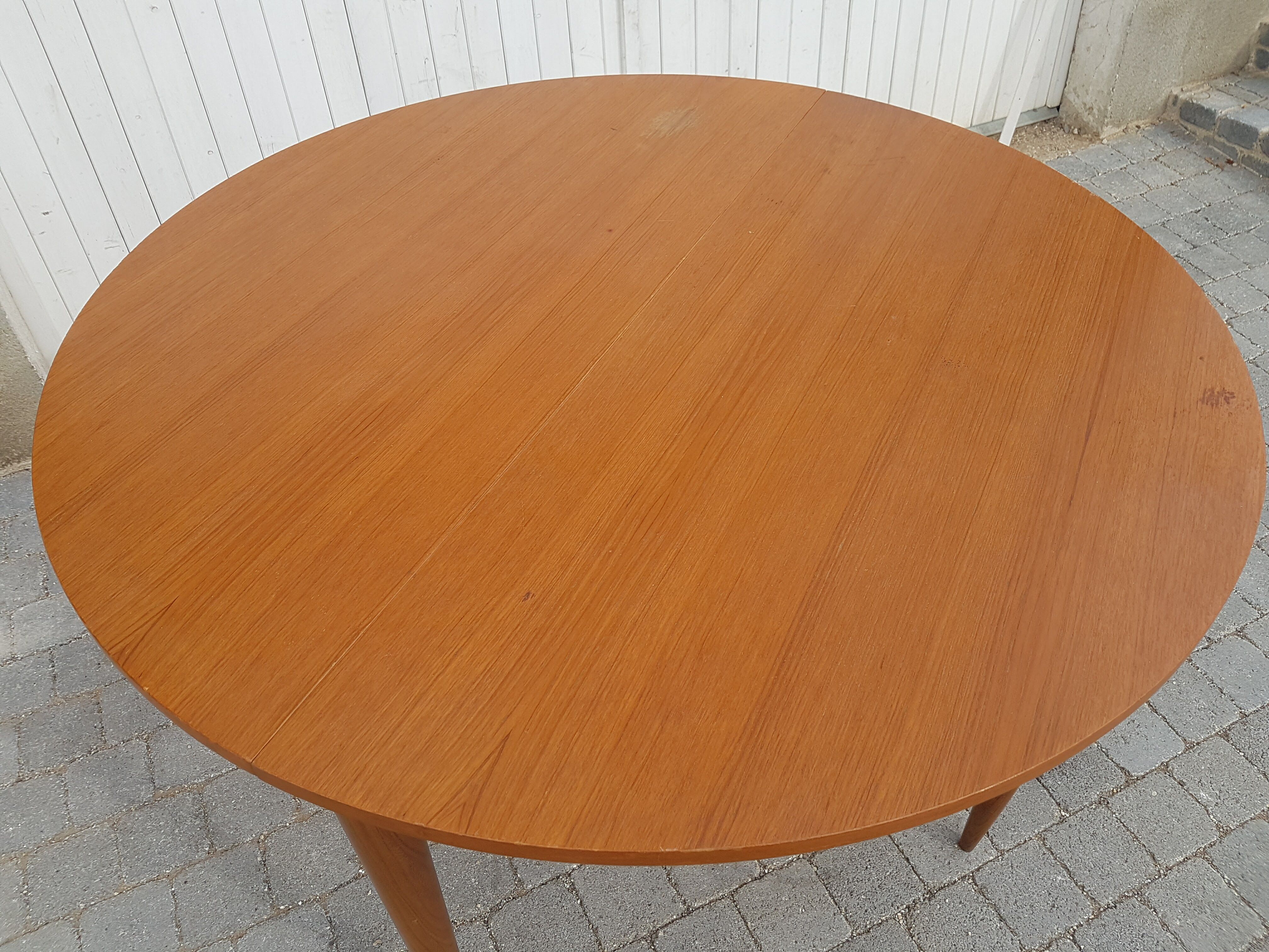 Scandinavian vintage table teak or rosewood