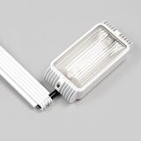 Halogen lamppost Prisma Tecno gradable lacquered white 1980