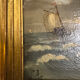 Oil on wood 19th century