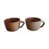 Set of two cups in montgolfier sandstone france