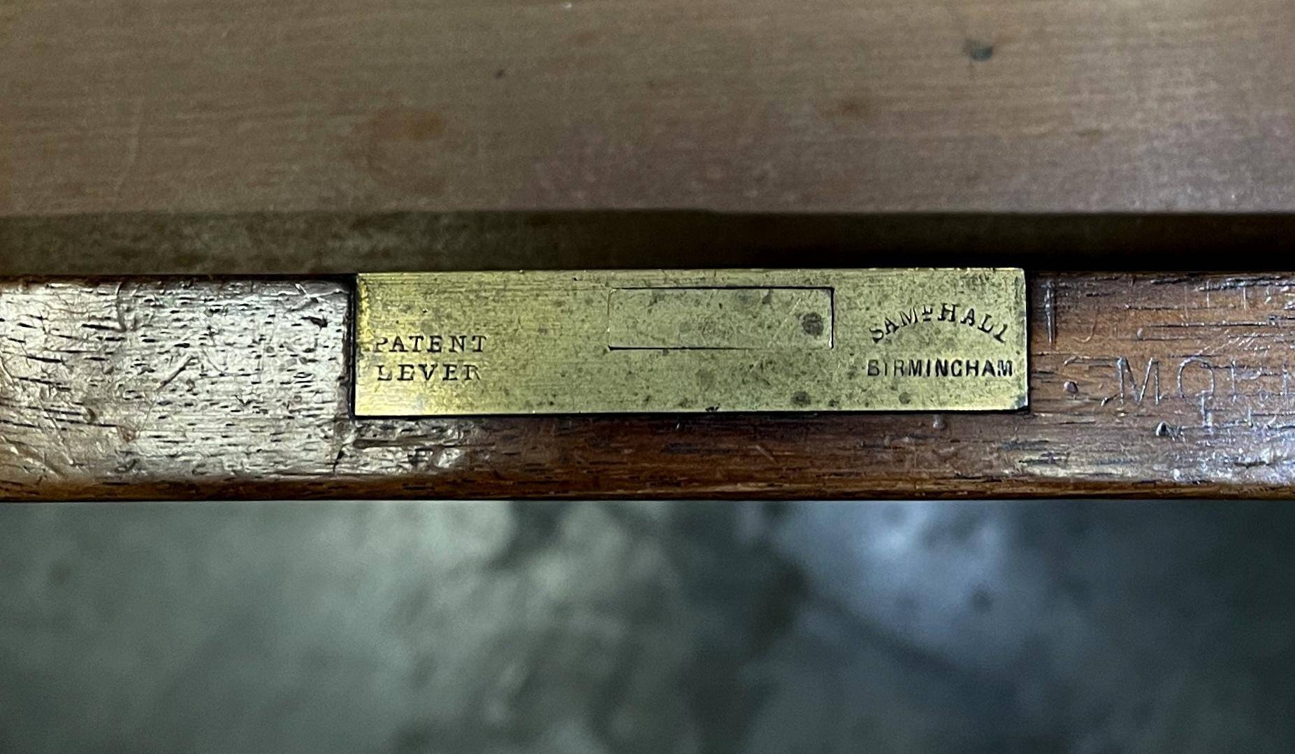 Victorian pedestal desk by Morris & Co circa 1880 in satinwood.