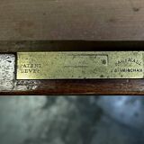 Victorian pedestal desk by Morris & Co circa 1880 in satinwood.