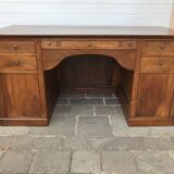 Louis Philippe desk in solid walnut