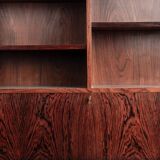 Shelf and bar furniture, Danish, in Rosewood and Brass, Erik Brouer 1960.