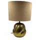 Organic modern brass table Lamp, Tommaso Barbi Italy 1970