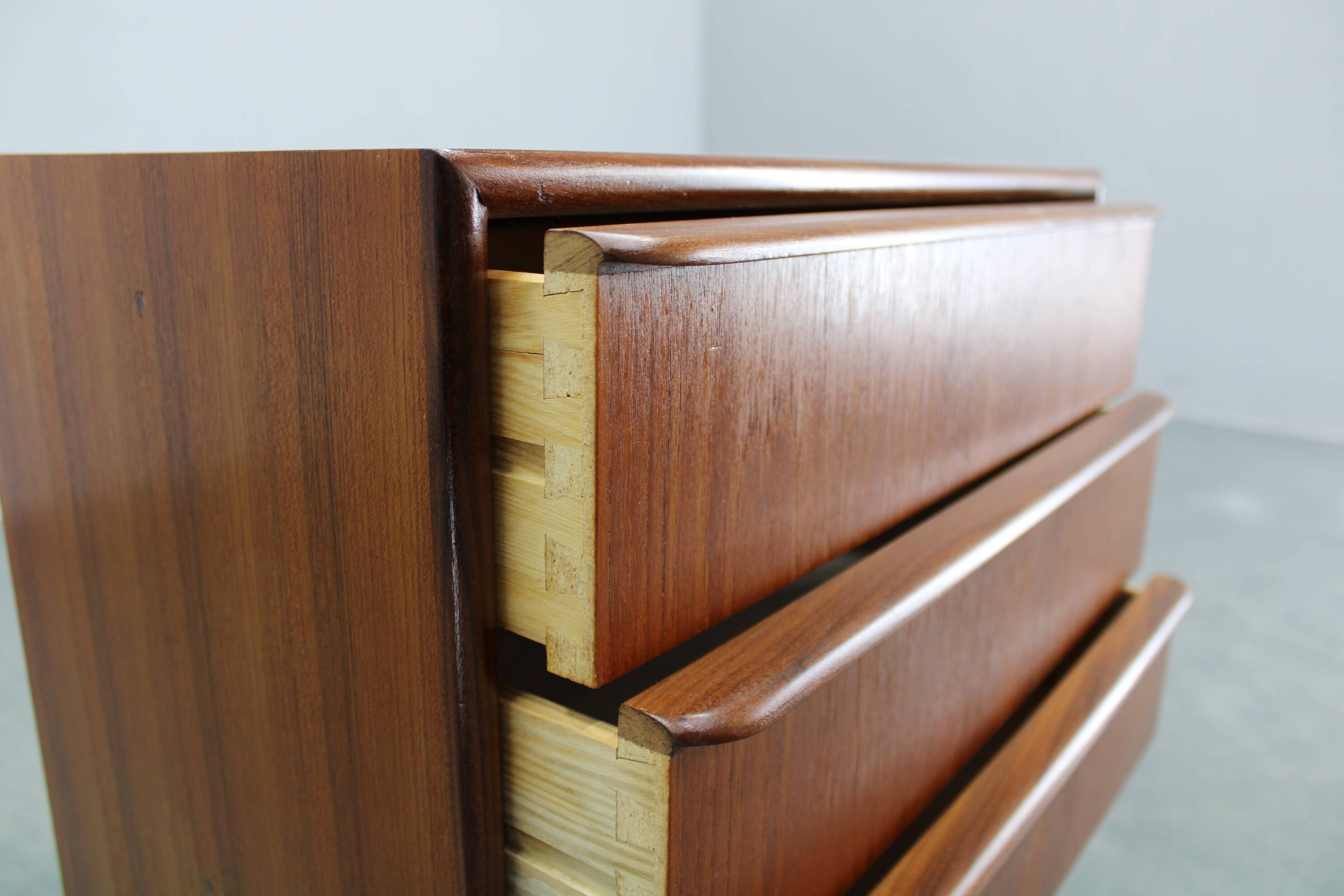 1960s teak chest of drawers, Denmark