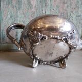 Teapot and sugar bowl set from James Dixon & Sons from Shefield in silver plating