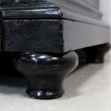 Ceremonial showcase in blackened pearwood, Napoleon III period - 1850