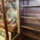 2-door cherry wood bookcase