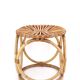 Rattan and bamboo stool, 70s