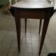 Table basse rabattable ronde en bois