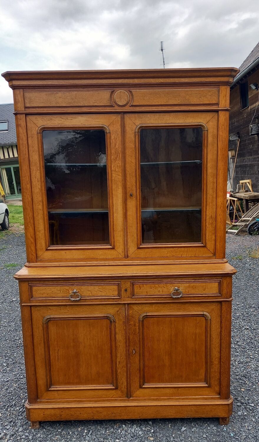 Solid oak sideboard 1900