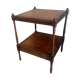 End of old sofa