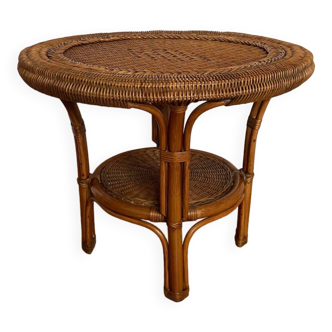 Rattan coffee table