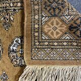 Tapis d'orient Pakistan - Dimensions: 1.00 X 0, 60 cm - Fait main. Qualité:SOIE