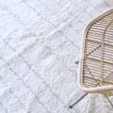 Tapis Blanc Berbère - 294 x 205 cm