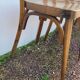 Série de 6 chaises de bistrot restaurant ancienne vintage- 1950s