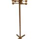 Vintage Pinewood Sputnik Freestanding Coat Rack, 1970s Design