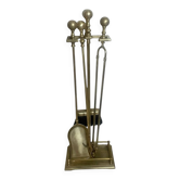 Nécessaire de cheminée en laiton