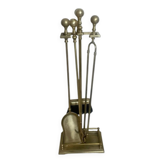 Nécessaire de cheminée en laiton