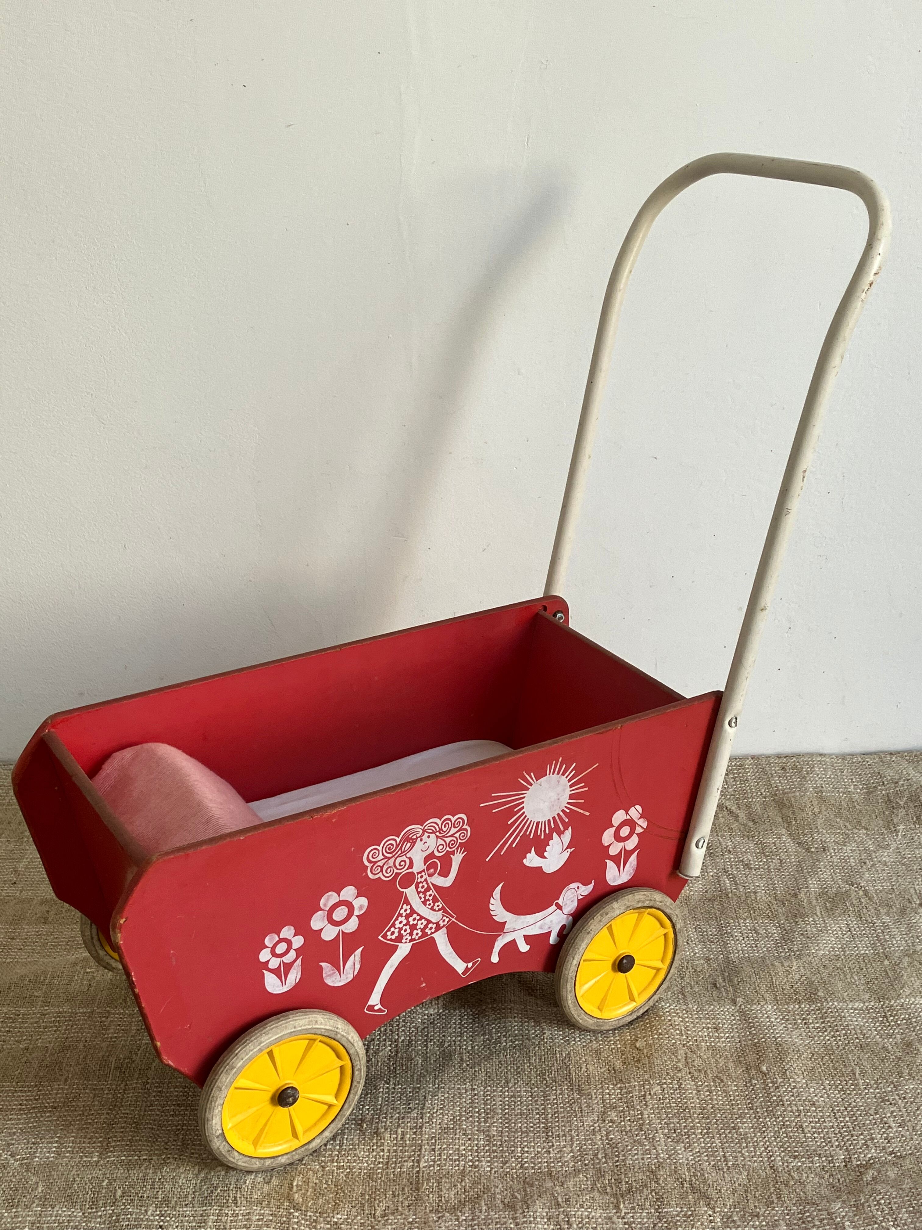 Antique toy, Micky trolley/stroller