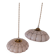 Art Deco pink glass suspensions from Clichy