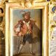Pair of portraits of Italian bandits, oil on panels, gilded frames, circa 1880.