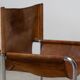 Fauteuil simple en cuir italien