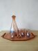Art Deco liqueur service with boat motif